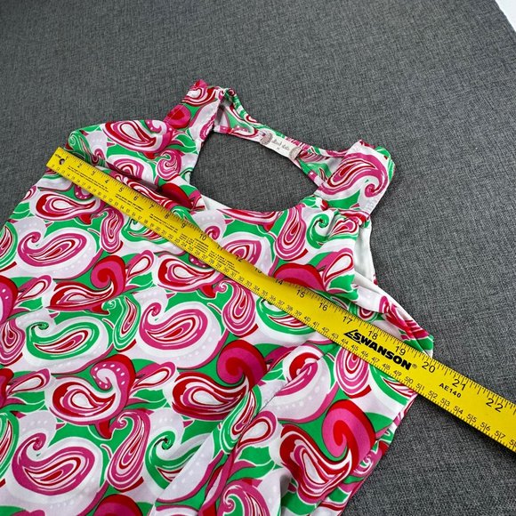 Altar'd State Dress Relaxed Fit Sleeveless Lined‎ Medium Pink, Red, Green - Picture 7 of 11